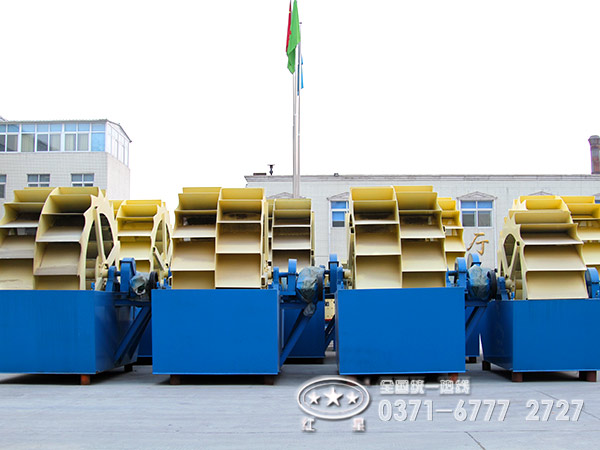 不同类型的洗砂机特点、型号和技术参数