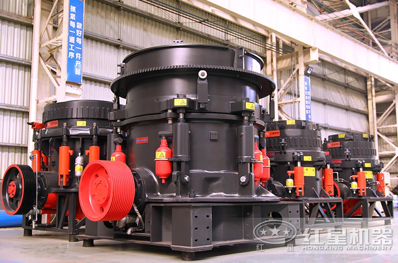 hp300圆锥破碎机每小时产多少吨？型号及参数说明