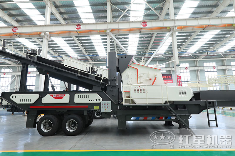 移动式建筑垃圾破碎站图片