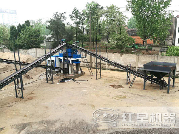 红星HVI冲击式制砂机作业客户现场