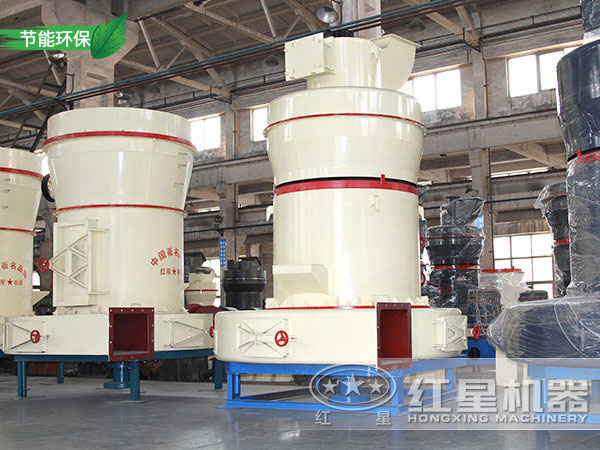 制备双飞粉使用雷蒙磨，高产又环保且成品粒度还好