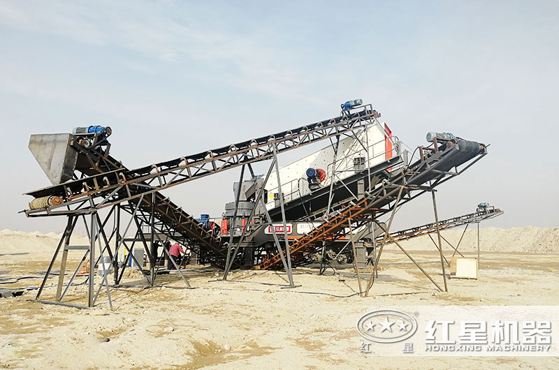 钢筋混凝土破碎用什么机器？建筑垃圾移动破碎站刚刚好