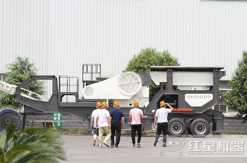 时产40-80吨移动破碎机配置、价格及生产视频