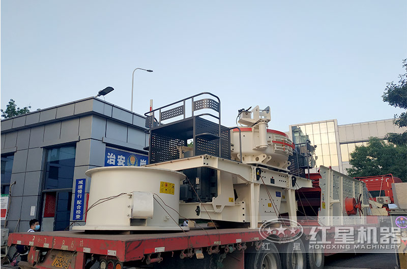 客户订购的HVI环保制砂机准备发货